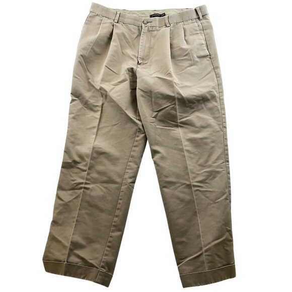 Dockers Men Pants Size 35x30 D4 D3 Lot Of Two Khaki Chino Straight Frayed Hems - Picture 2 of 16